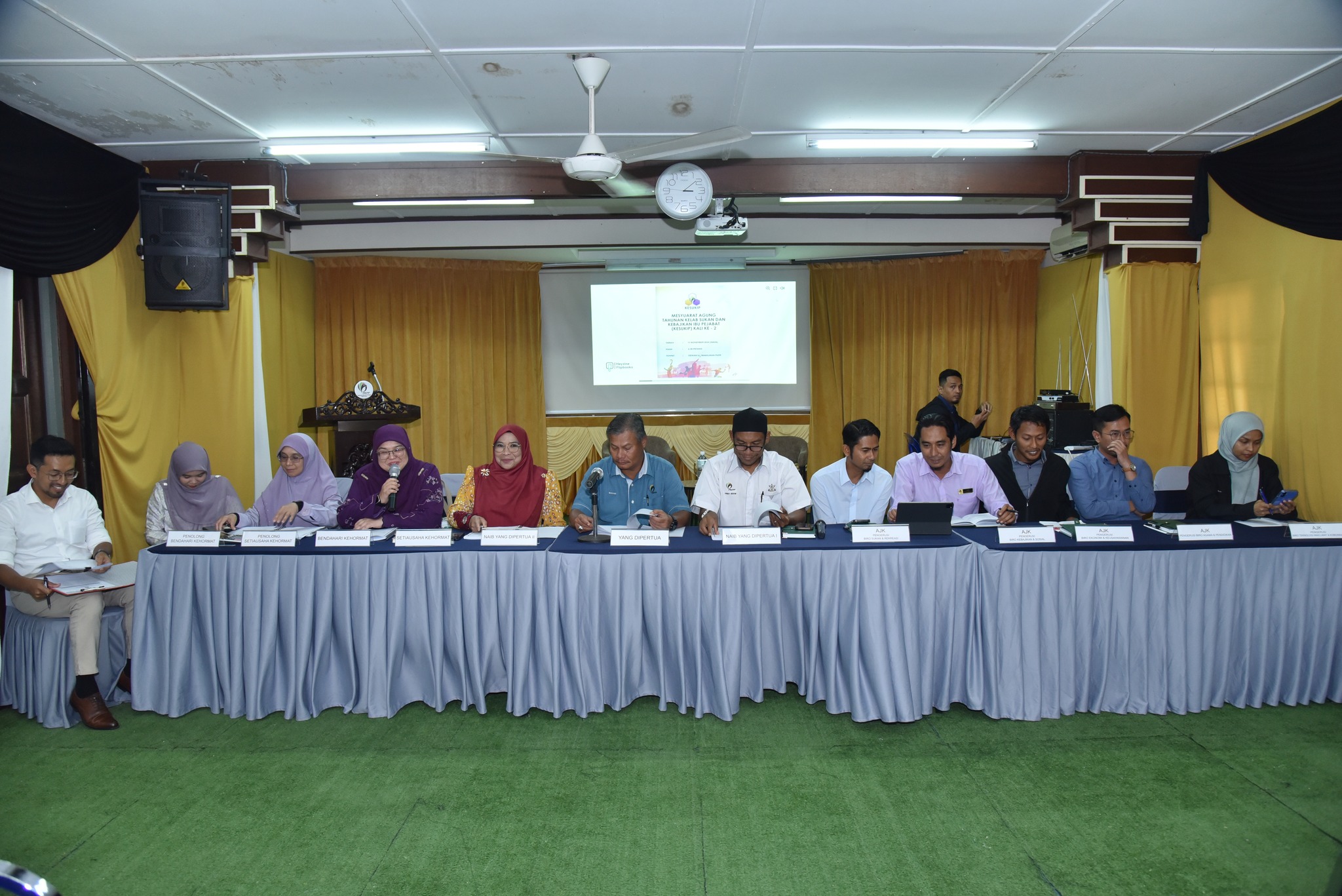 Mesyuarat Agung Tahunan Kelab Sukan dan Kebajikan Ibu Pejabat (KESUKIP) kali ke-2
